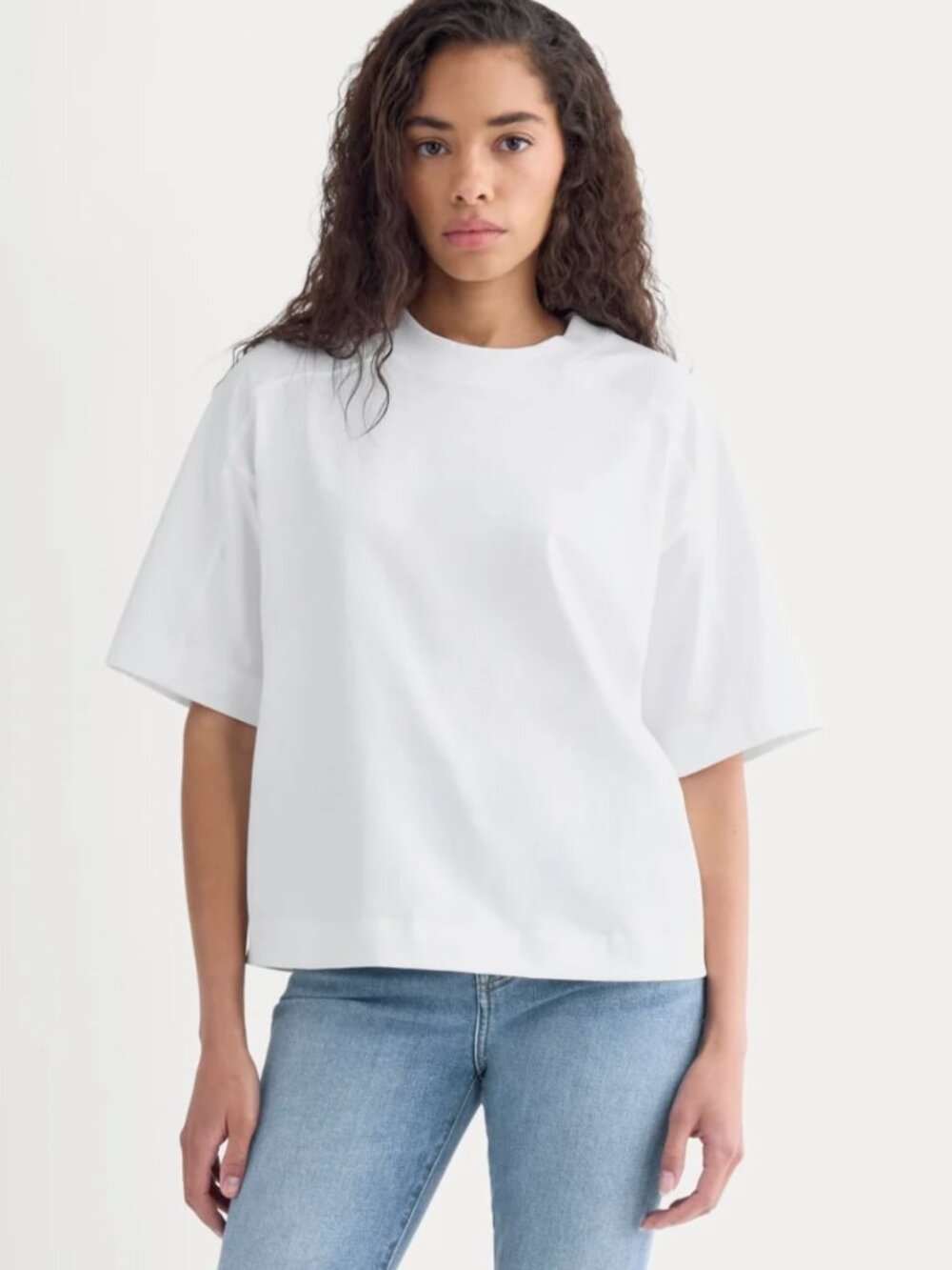 Everlane Oversized Seamed Tee White XS